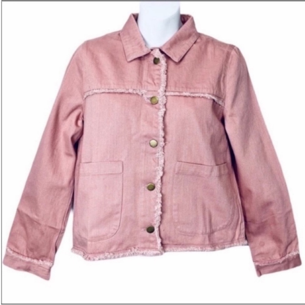 MOD REF frayed denim jacket NEW